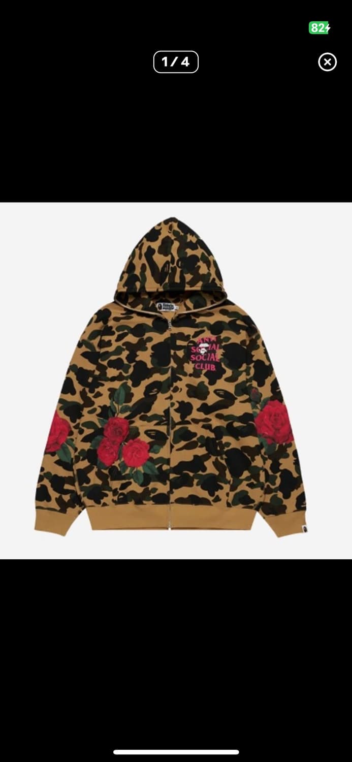 베이프 x 안티소셜클럽  상품이미지1