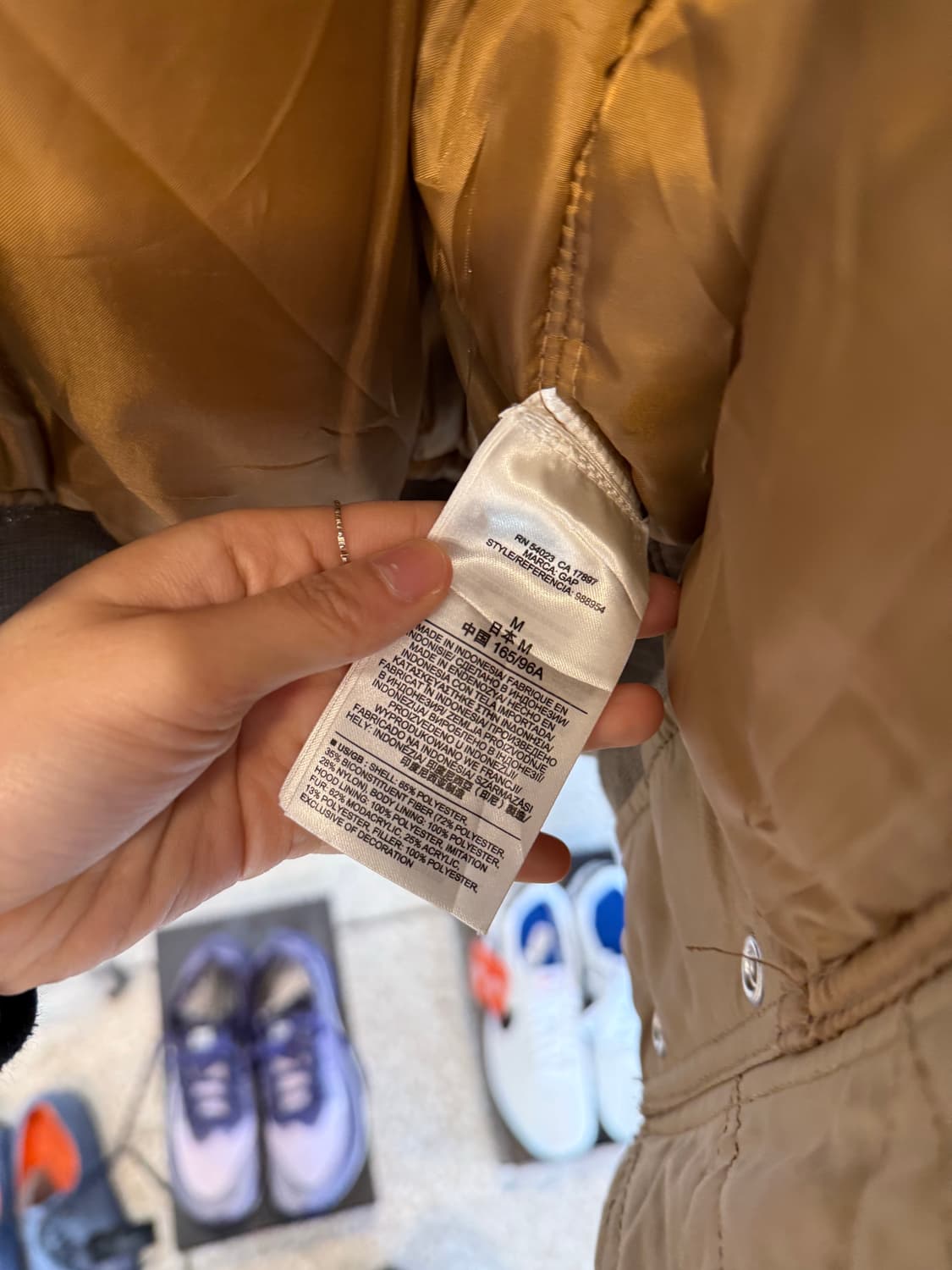 GAP camel bomber jacket  상품이미지10