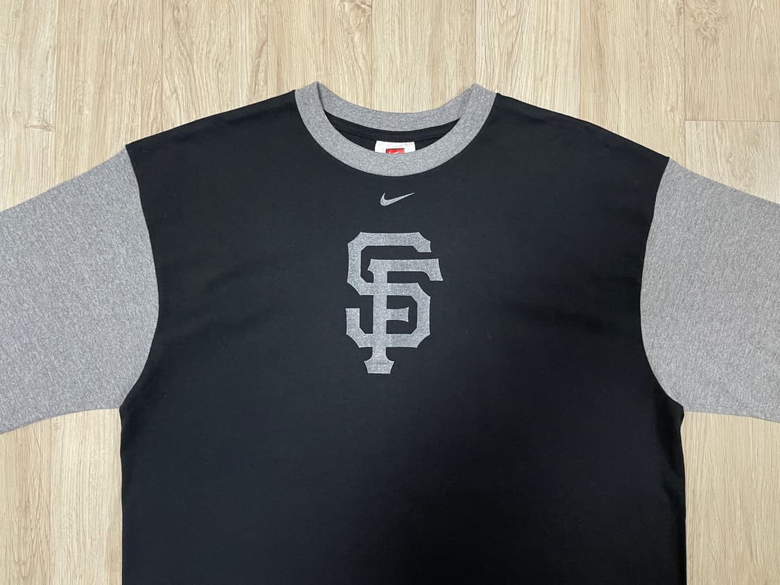 105~110) 90~00s 나이키 MLB 샌프란시스코 반팔티(데드스탁) 상품이미지4