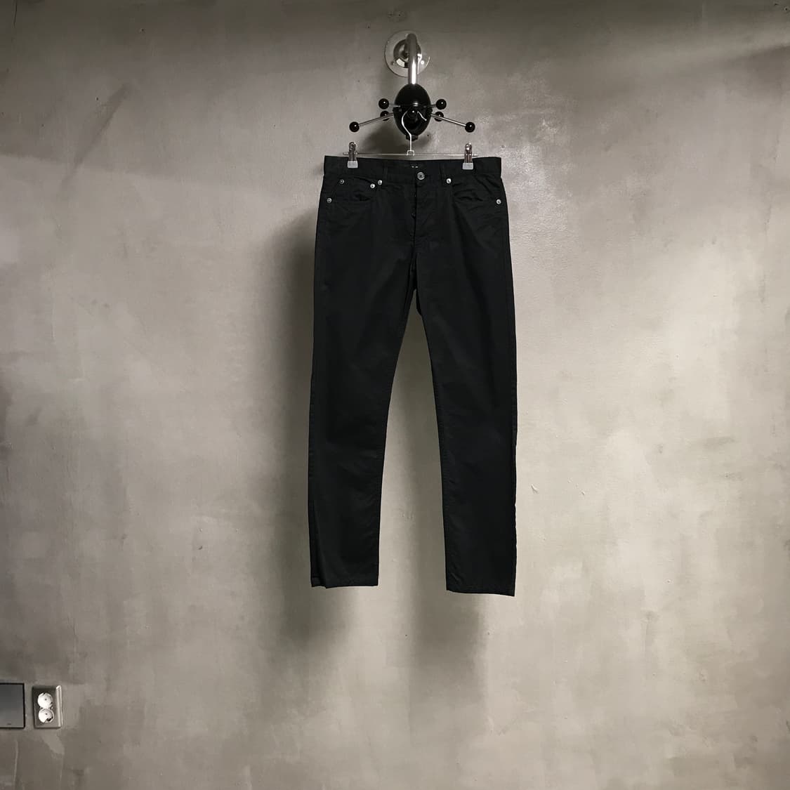 APC 아페쎄 블랙 코튼 팬츠 29(W) 상품이미지1