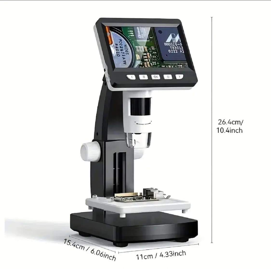디지털 전자 현미경 11cm HD 모니터 50-1000X 확대 휴대폰과  상품이미지7