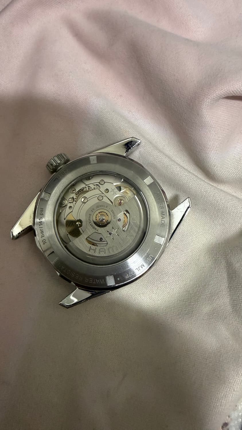 해밀턴 익스페디션  37 검판  사용감o / 각 정품 스트랩 포함 상품이미지6