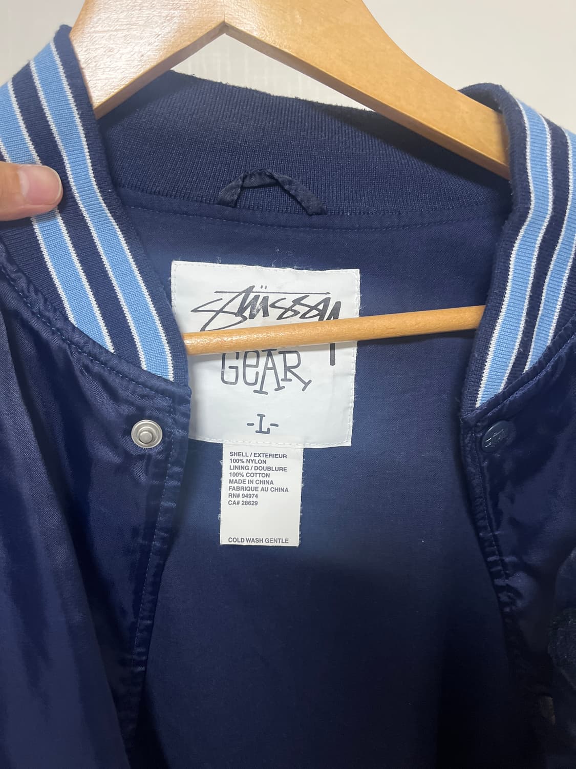 스투시 올드스쿨 어센틱 기어 자켓 L사이즈 상품이미지2