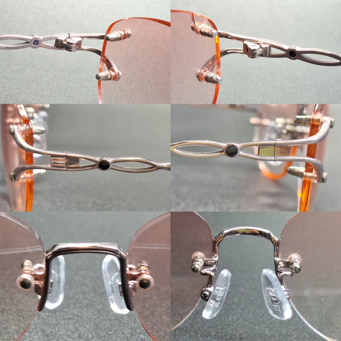 SHANPIA 무테 안경테 겸 선글라스 일본 수입 빈티지 레트로 클래식  상품이미지3