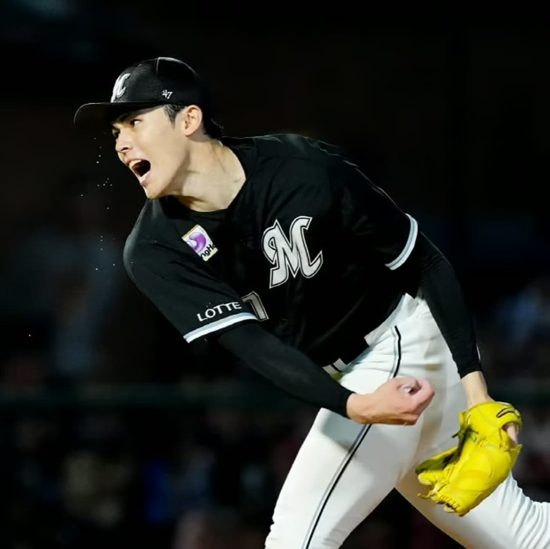 미즈노 지바롯데 마린스 사사키 로키 정품 어웨이 유니폼 상품이미지8