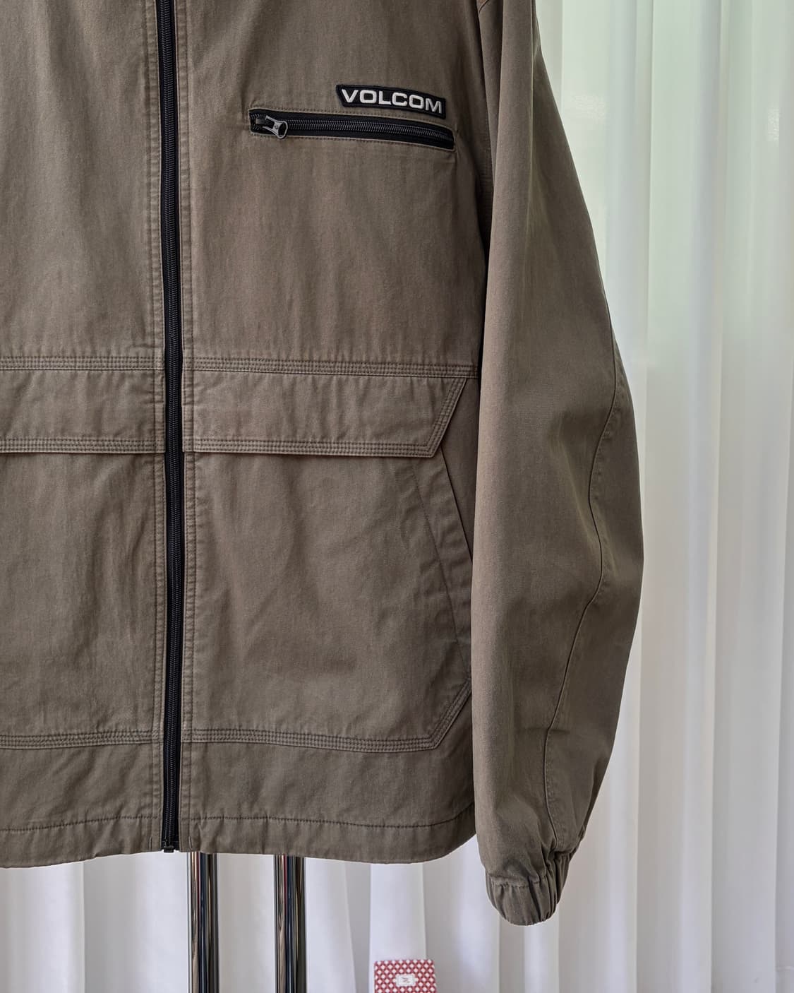 [XL]VOLCOM 볼컴 세미 루즈 캠퍼 후드 자켓 상품이미지6