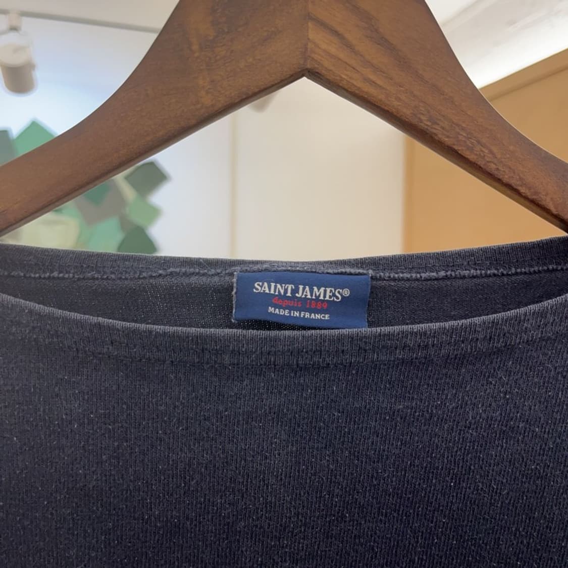 세인트제임스 네이비 엘보 패치 긴팔 티 롱슬리브 L C06417 상품이미지5