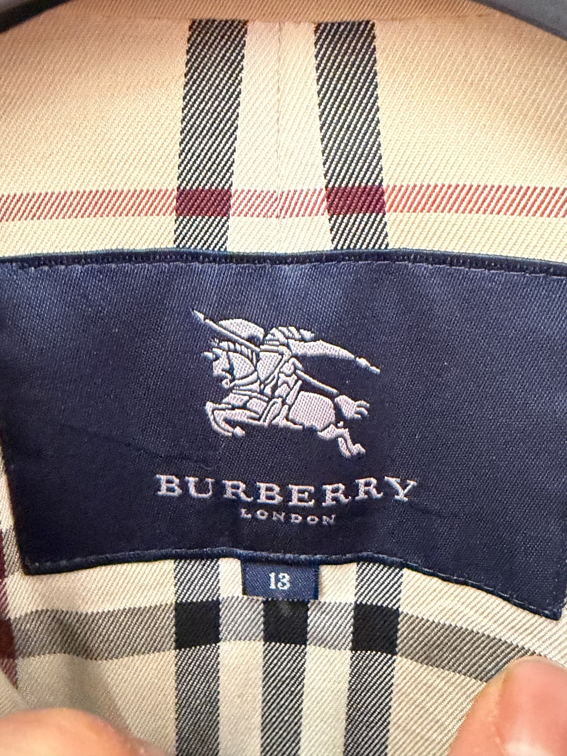 일본 라이선스 버버리 하프 코트 베이지 13 상품이미지6