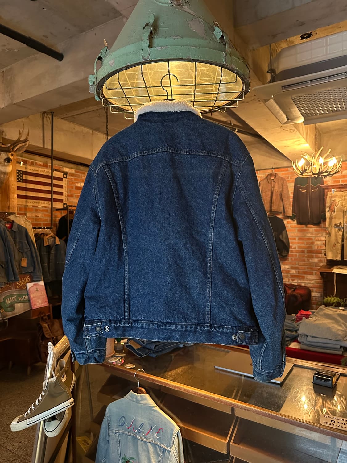 90s USA 빈티지 리바이스 3세대 셰르파 데님 자켓 상품이미지6