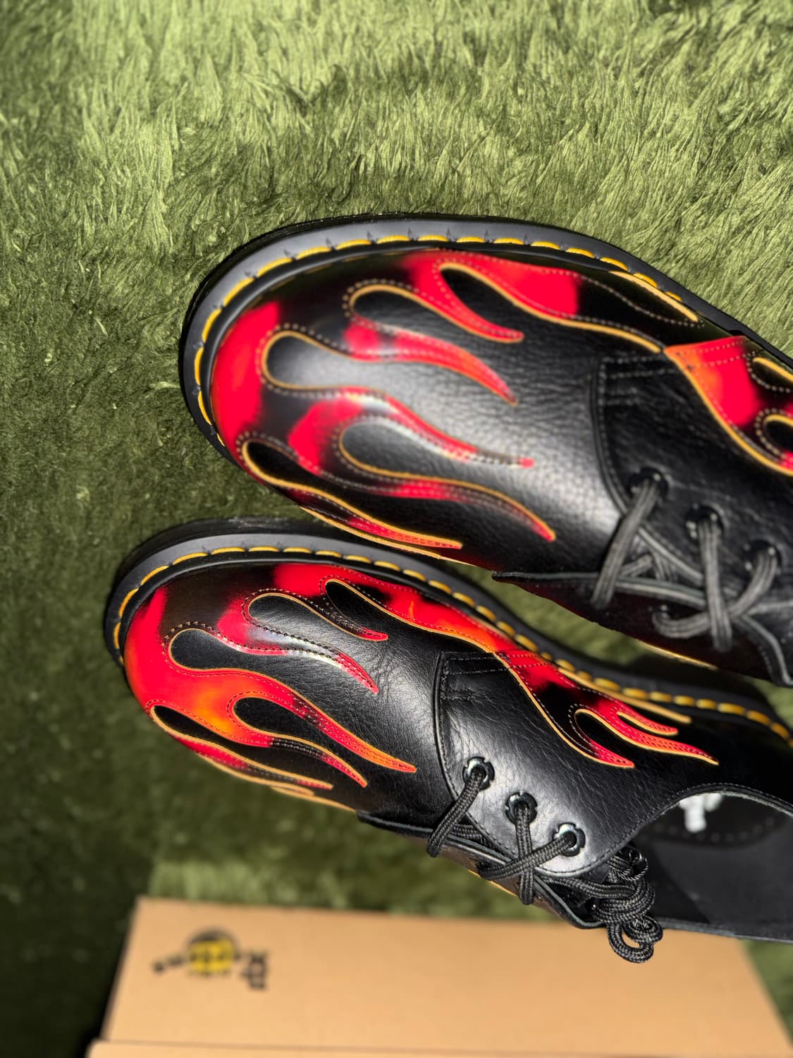 [290] 닥터마틴 1461 플레임 그래픽 블랙 상품이미지6