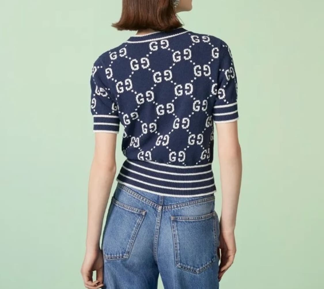 구찌 GG 코튼 자카드 탑 - 미착용 새상품 상품이미지9