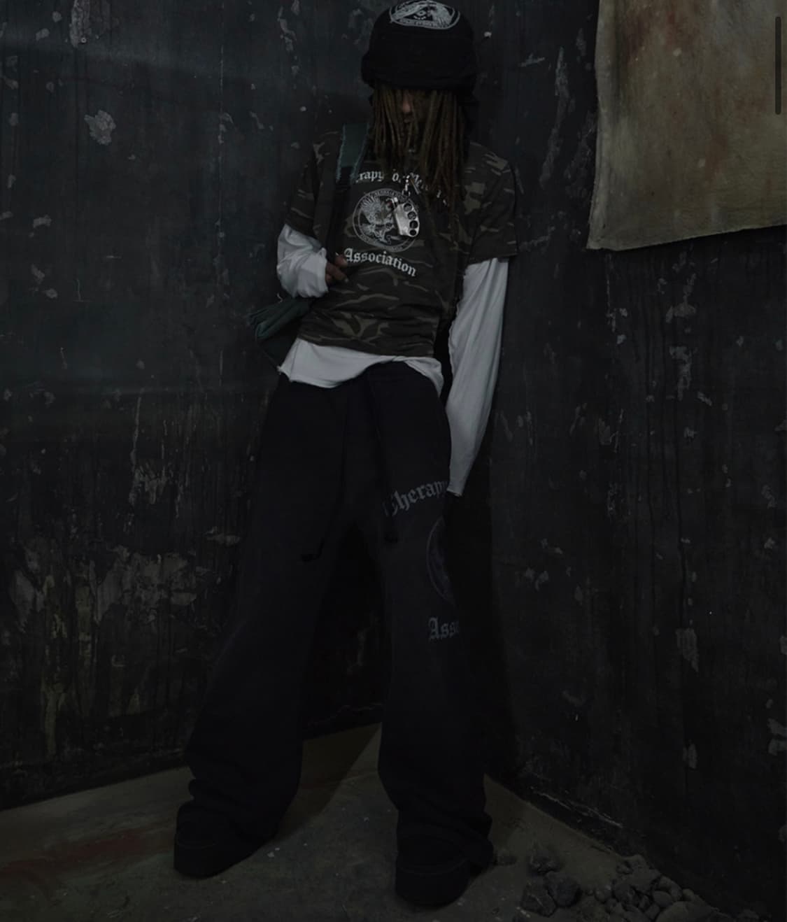 [1] 선데이오프클럽 빈티지 와이드 스웻팬츠 상품이미지1