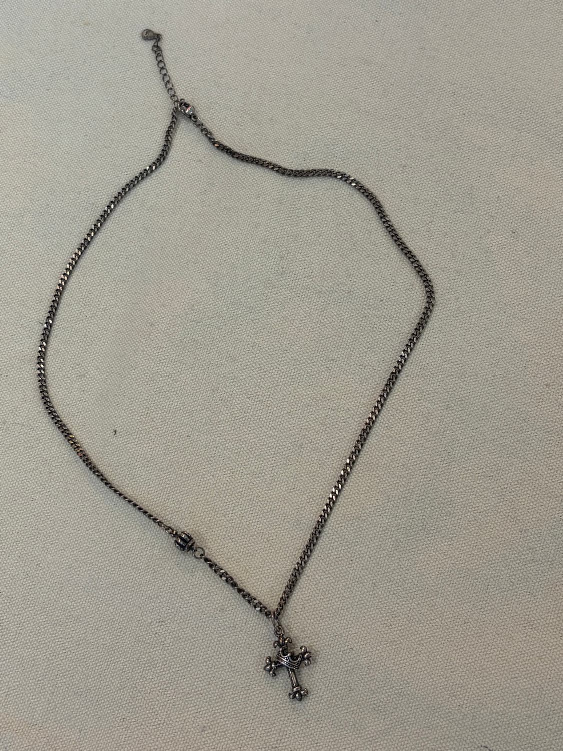 고딕 크라운 크로스 실버925 목걸이 상품이미지5