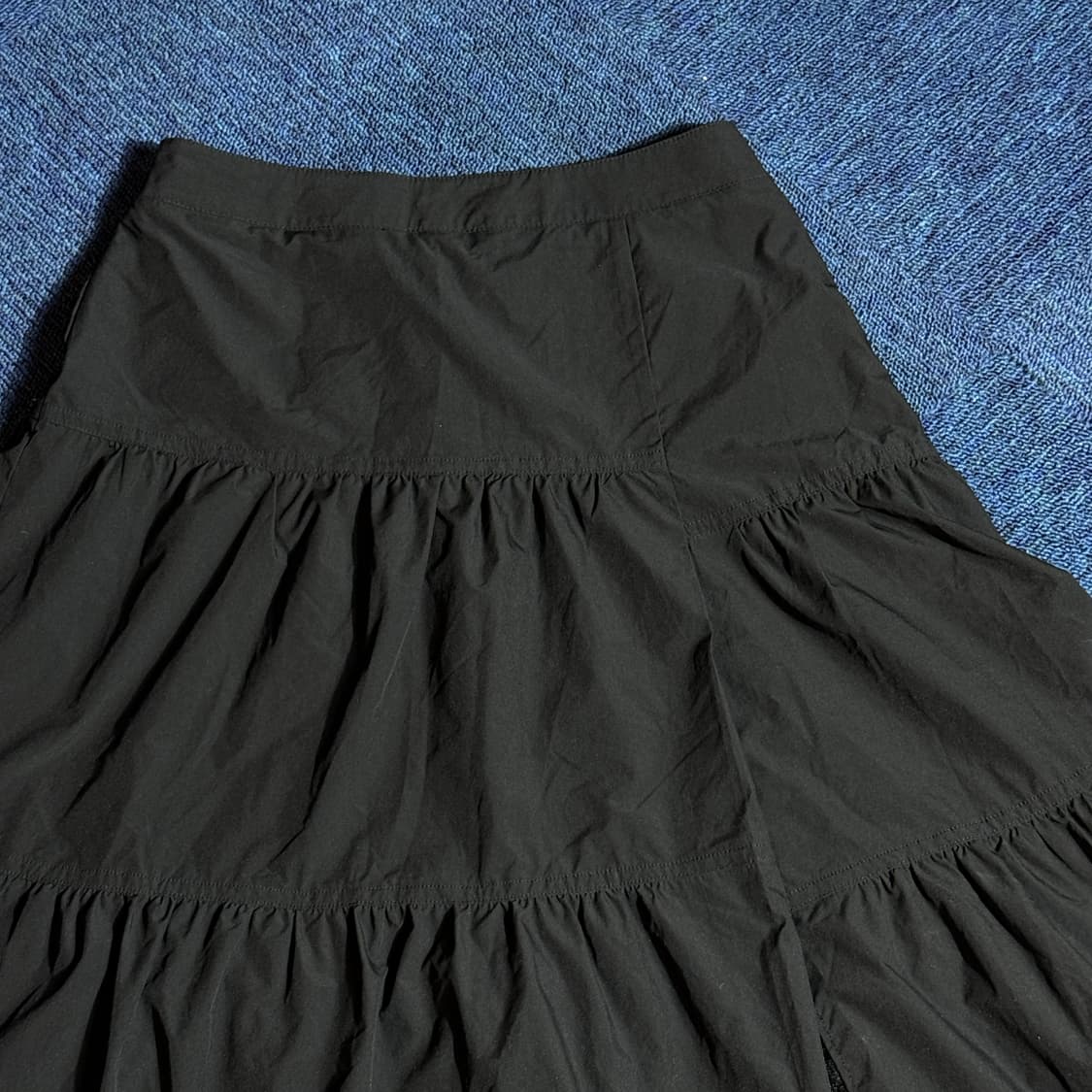 모리걸 블랙 프릴 스커트 상품이미지2