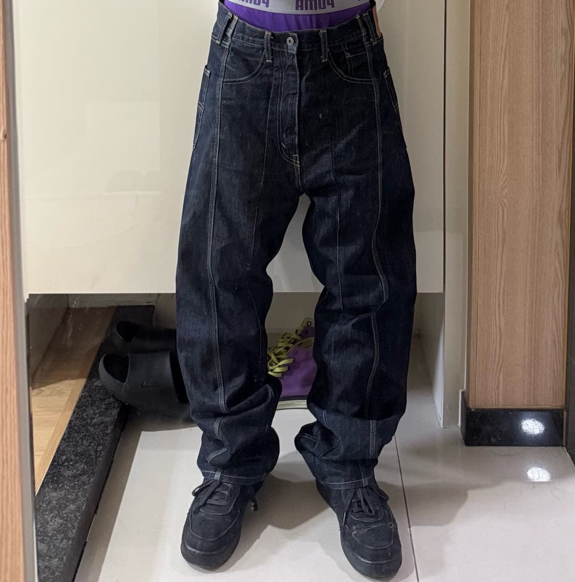 준야와타나베 리바이스 절개 데님 상품이미지1