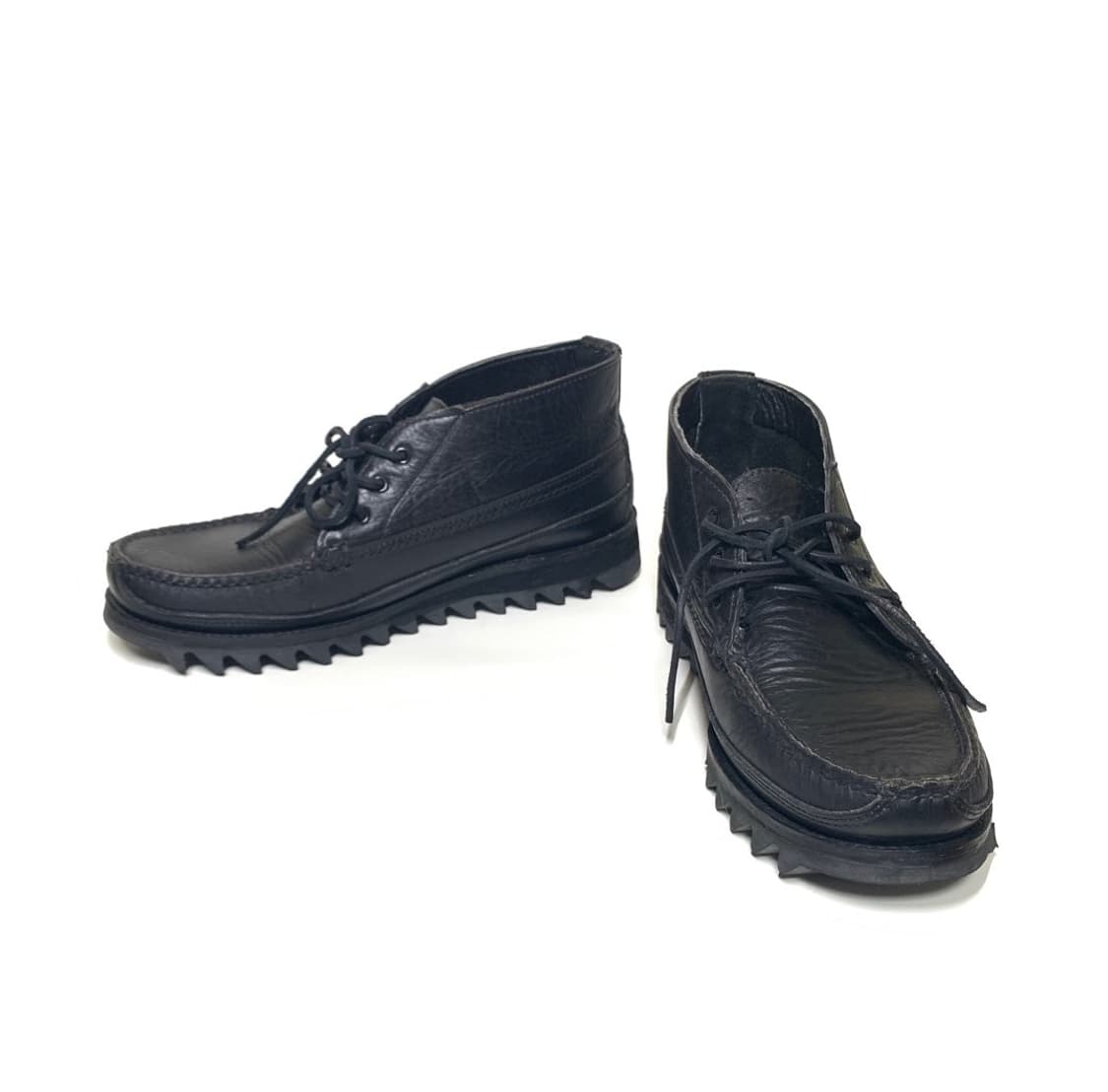 오크스트릿 샤크솔 블랙 리얼레더 가죽 부츠 워커270 상품이미지4