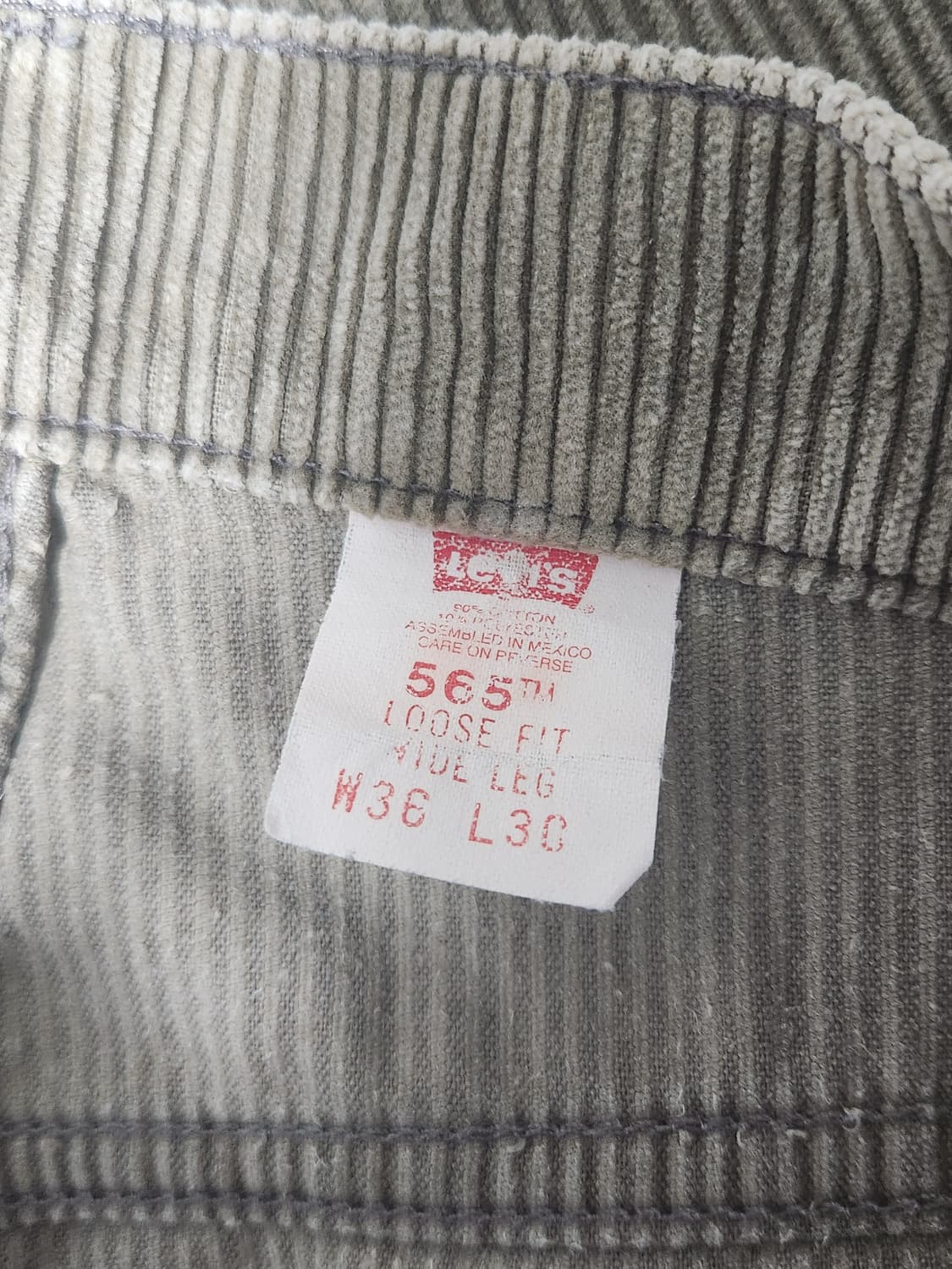 90s 리바이스 565 코듀로이 상품이미지4