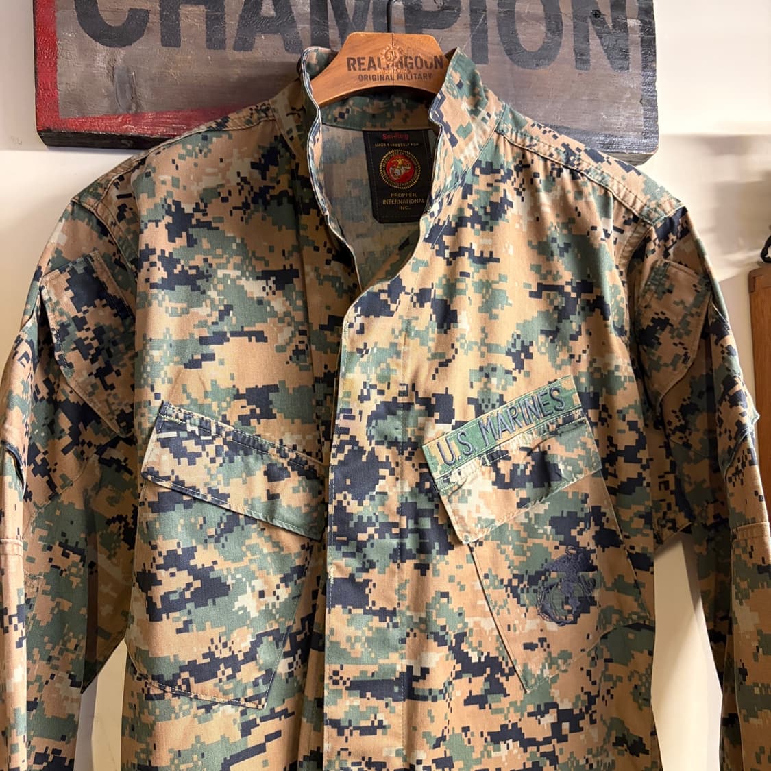 미해병대 오리지널 USMC MARPAT 전투복 상의 S-R 상품이미지2