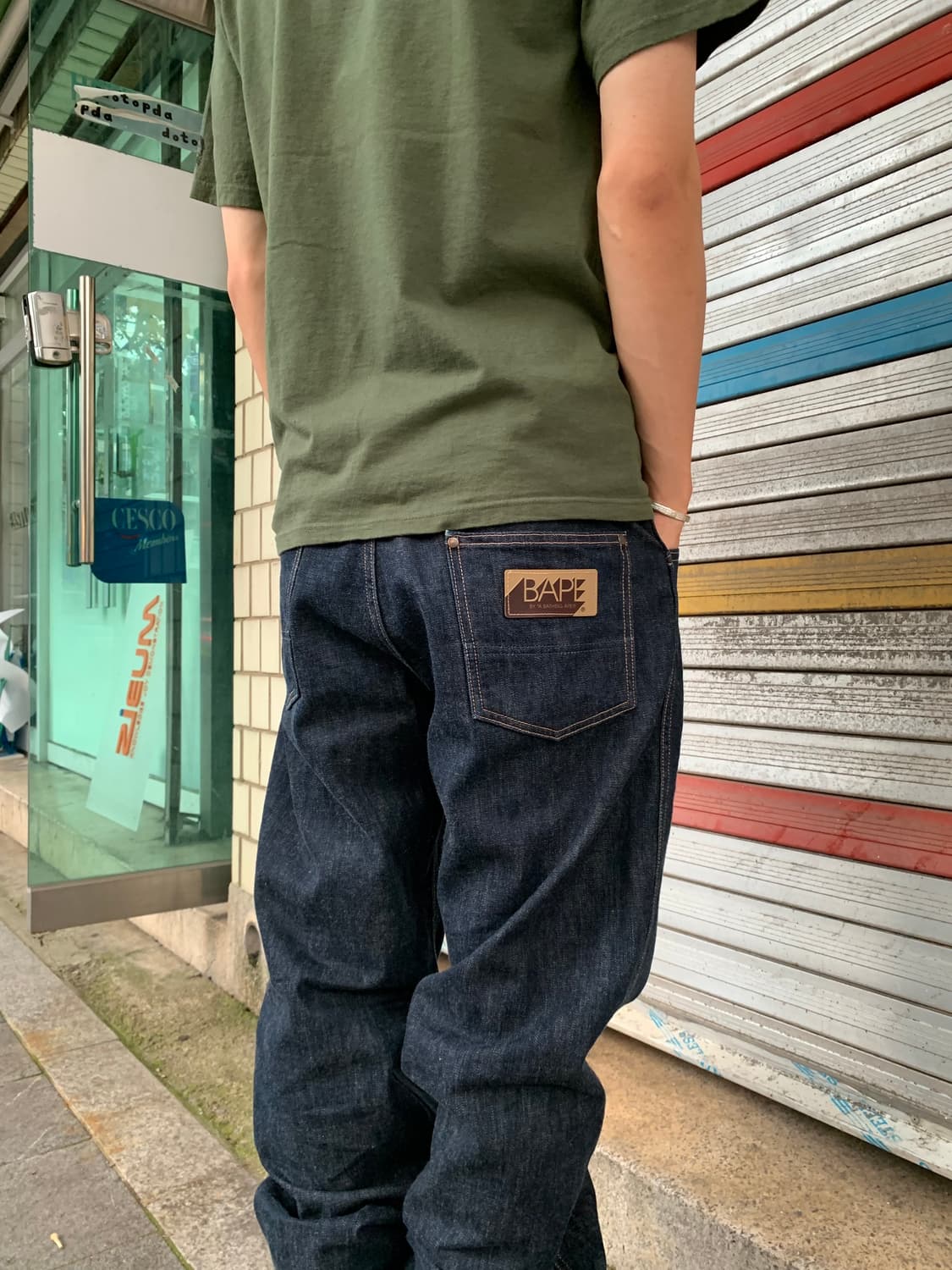 베이프 프론트 스타 데님 상품이미지3