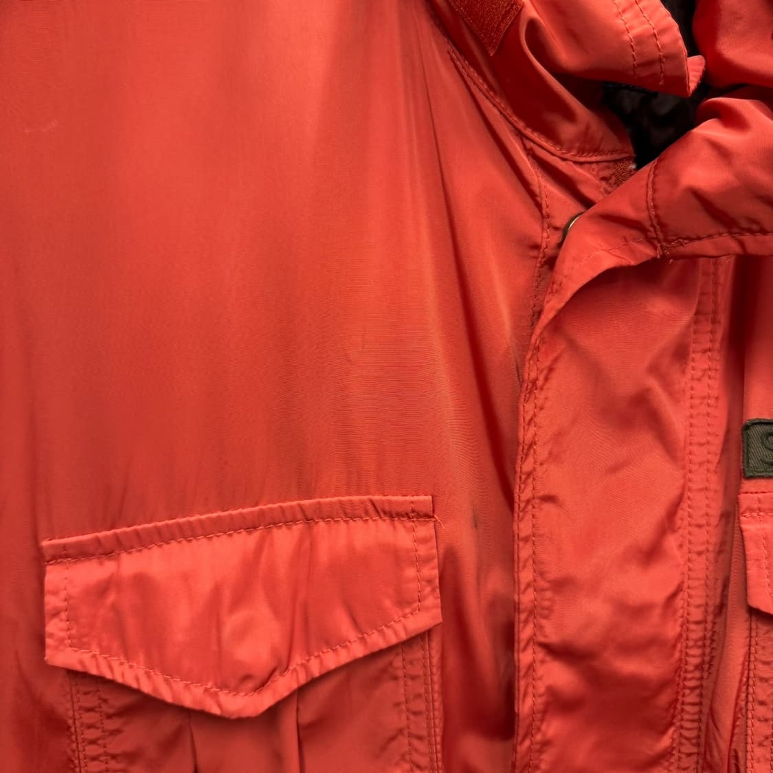 00s 쇼트 필드자켓 밀리터리 M-65 전면 포켓 디테일 오렌지 상품이미지9