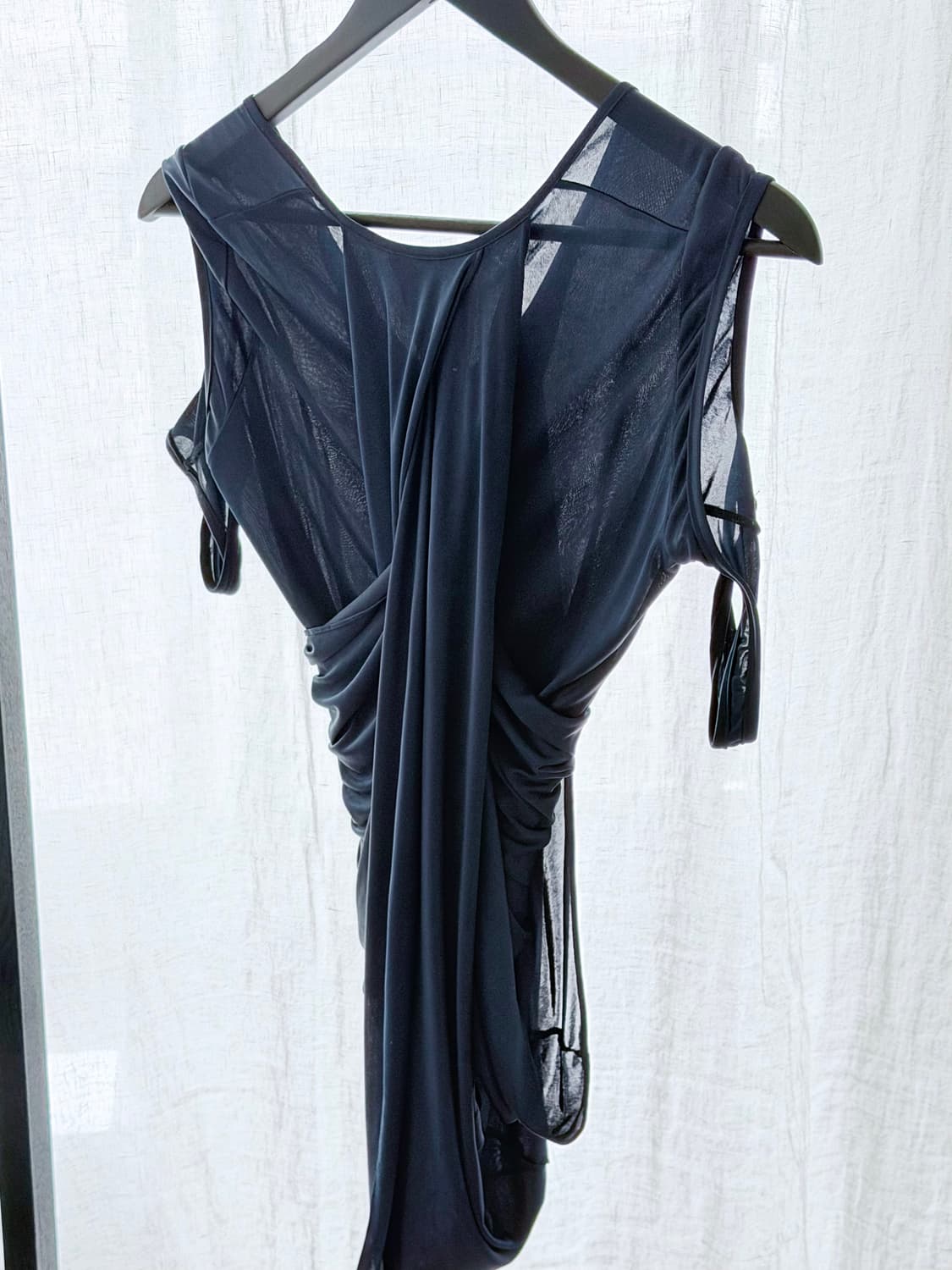 balenciaga 2004 cut out drape top 상품이미지4