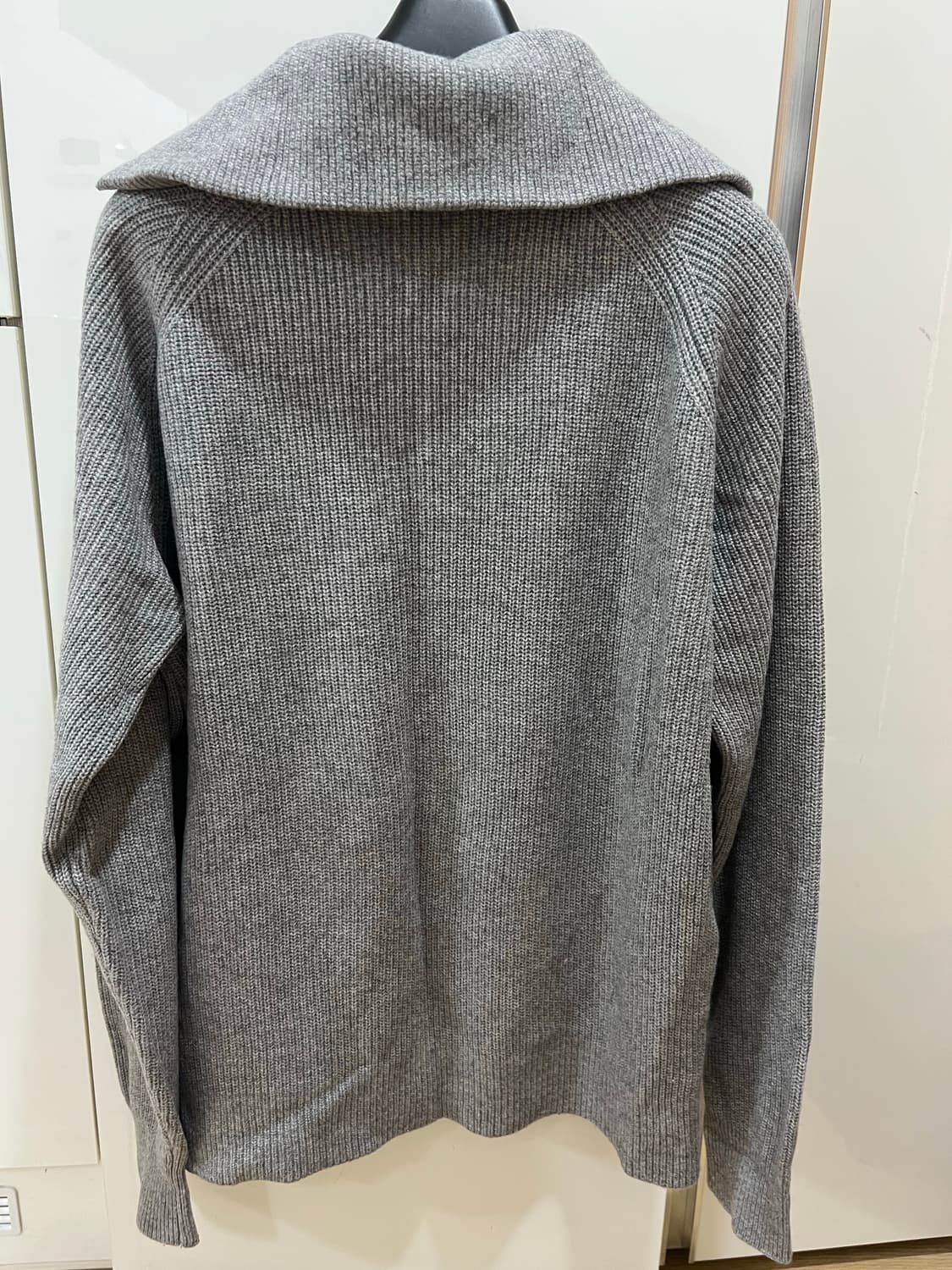 24fw 메종키츠네 캐시미어 반집업니트 L (새상품급) 상품이미지2