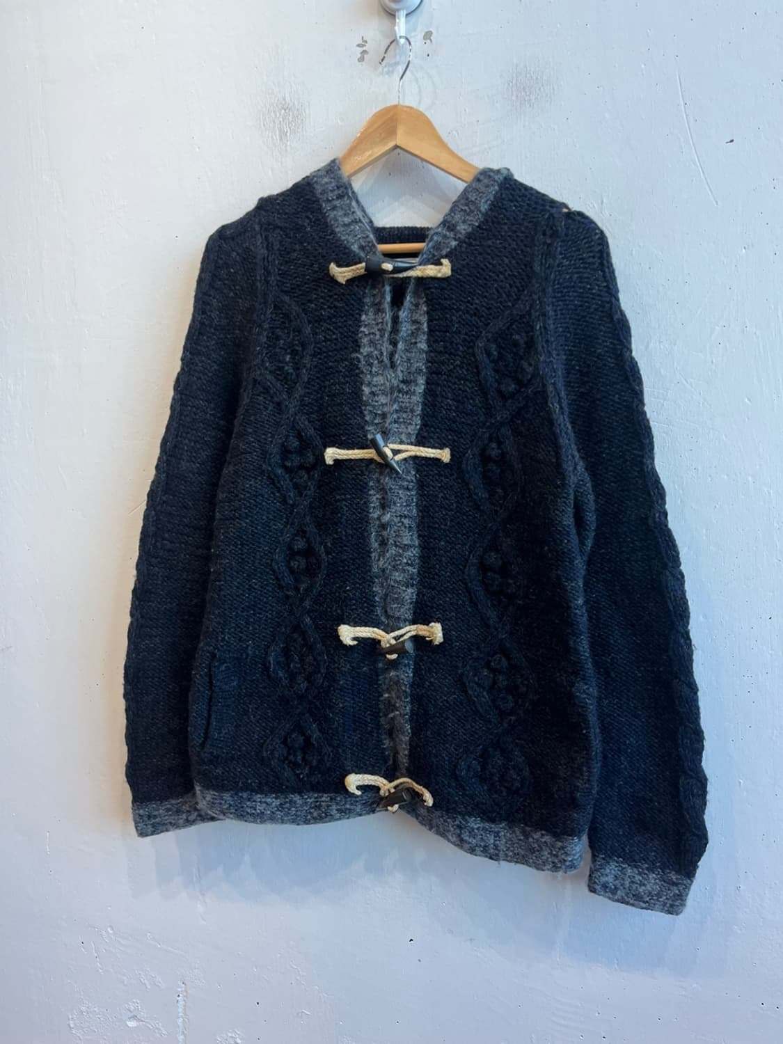 ETERNAL 울 모헤어 더플 니트 자켓 Made in NEPAL 상품이미지1