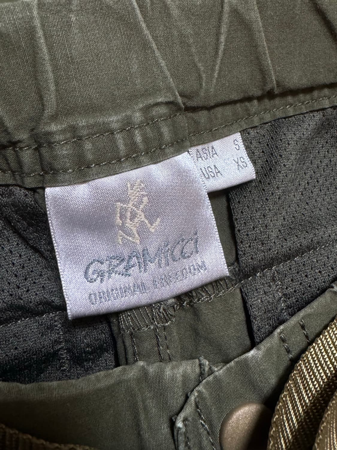 [S]그라미치 루즈핏 테이퍼드 팬츠 카키 상품이미지5