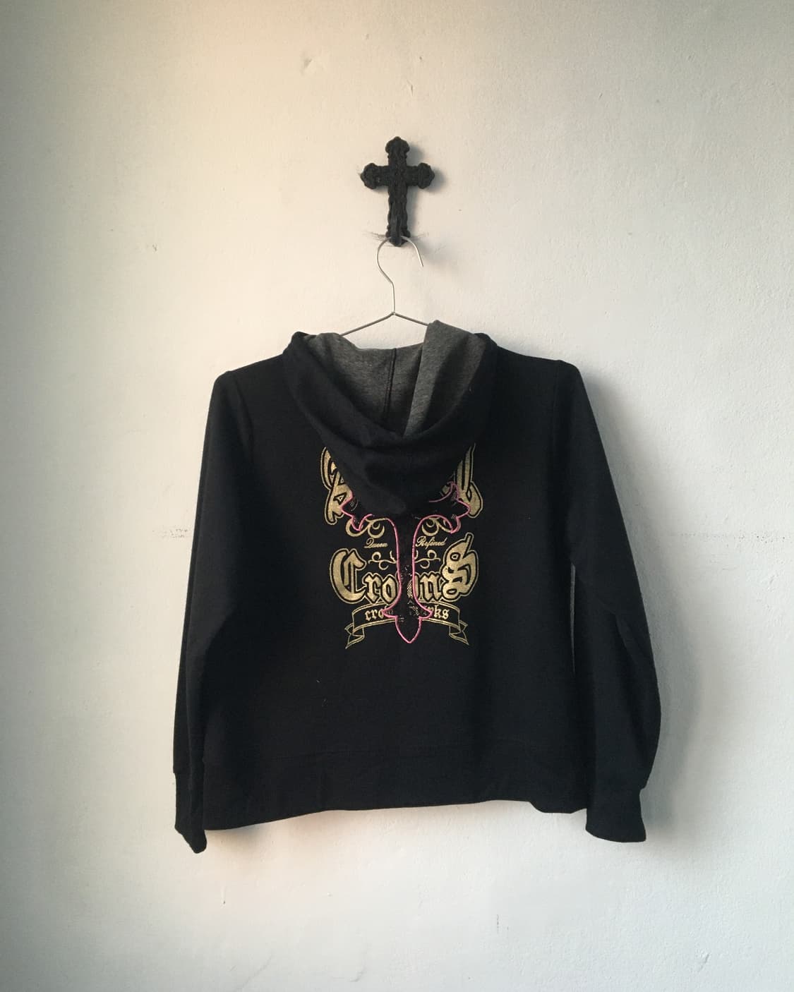 Back patch point hood zip up 상품이미지1