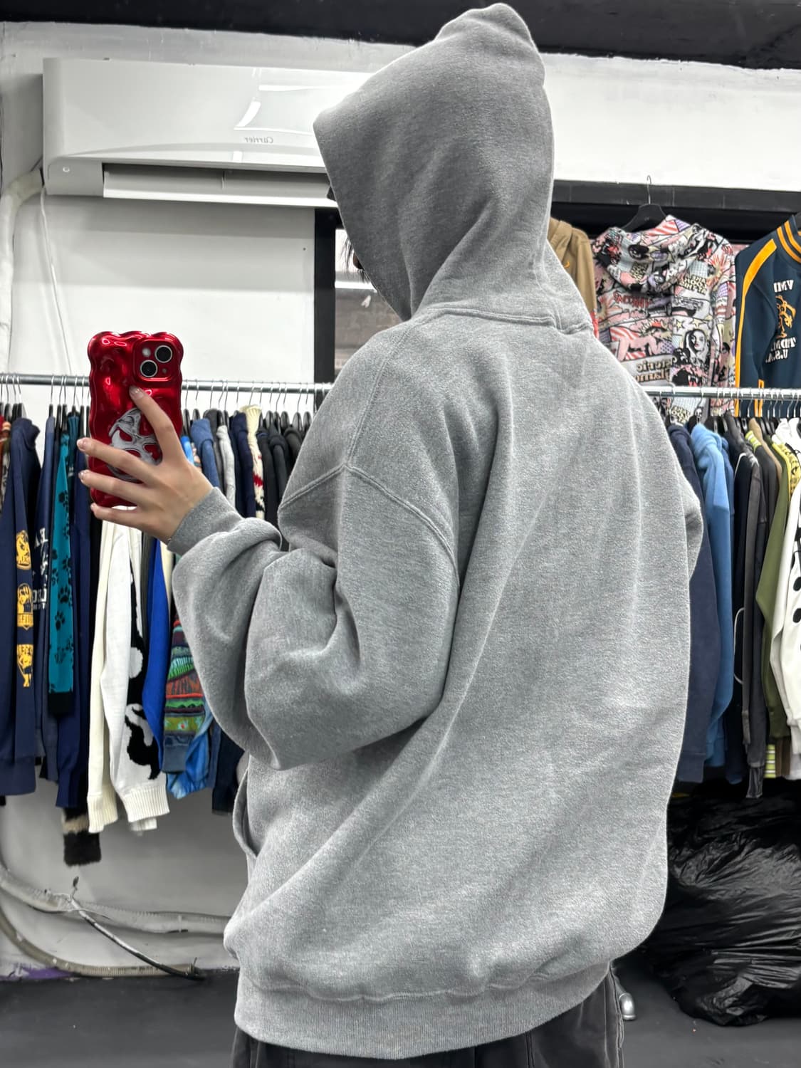 러셀 스탠포드 그레이 후드티 상품이미지5