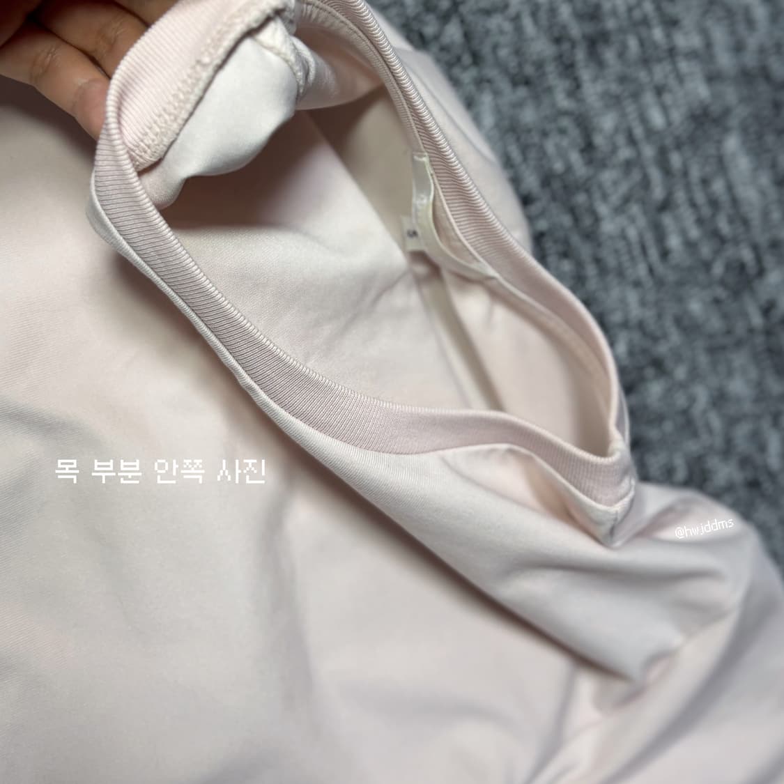 쓰리타임즈 클래식 로고 티 핑크 상품이미지6