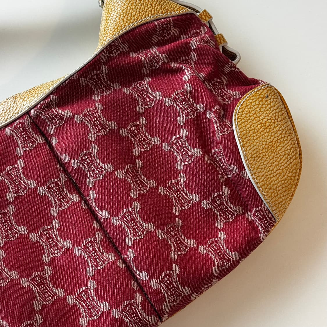 셀린느 트리옹프 자카드 호보백 숄더백 (OS) 상품이미지2