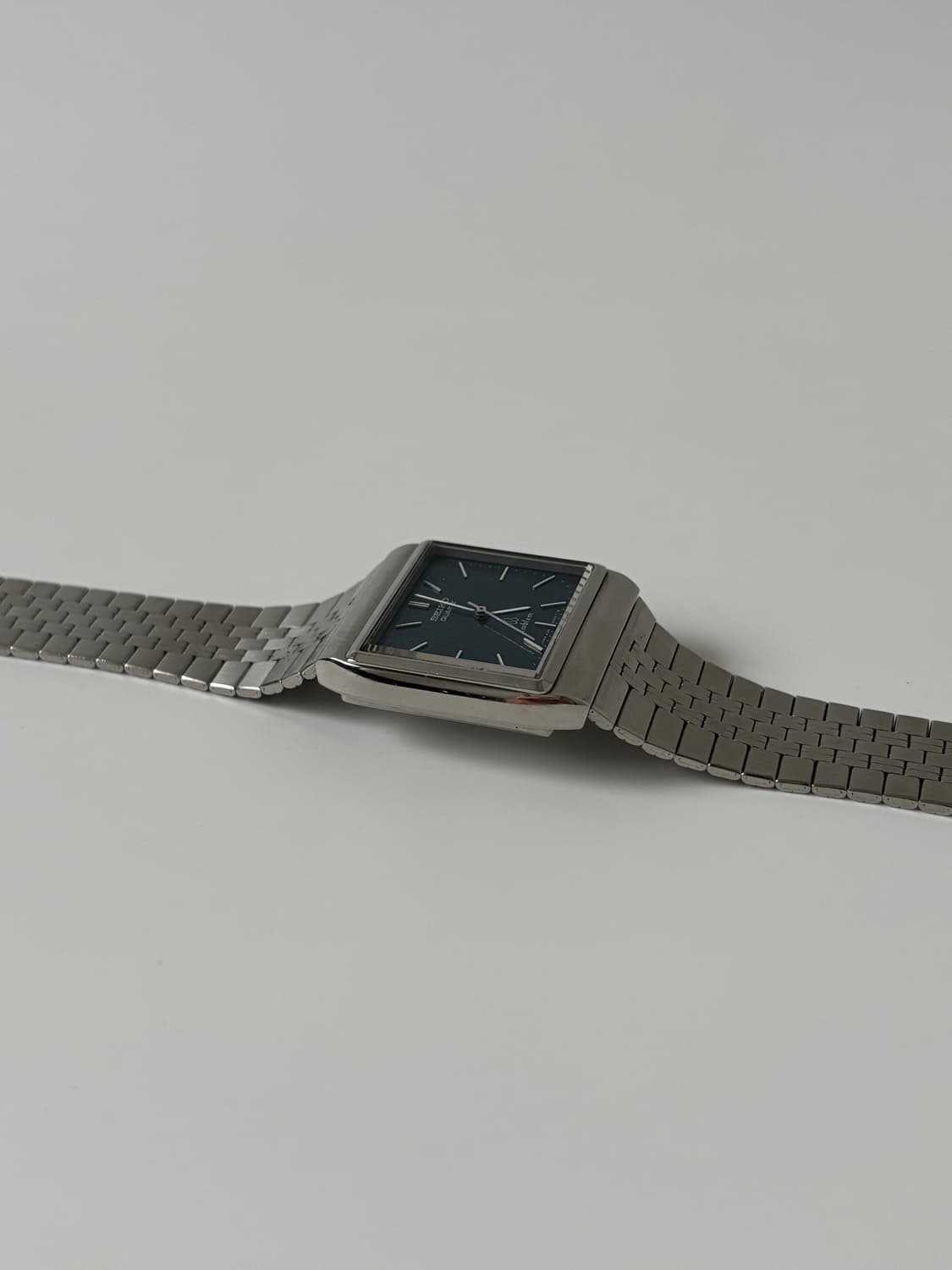 1970s Emblem Blue Dial Square Quartz 상품이미지8