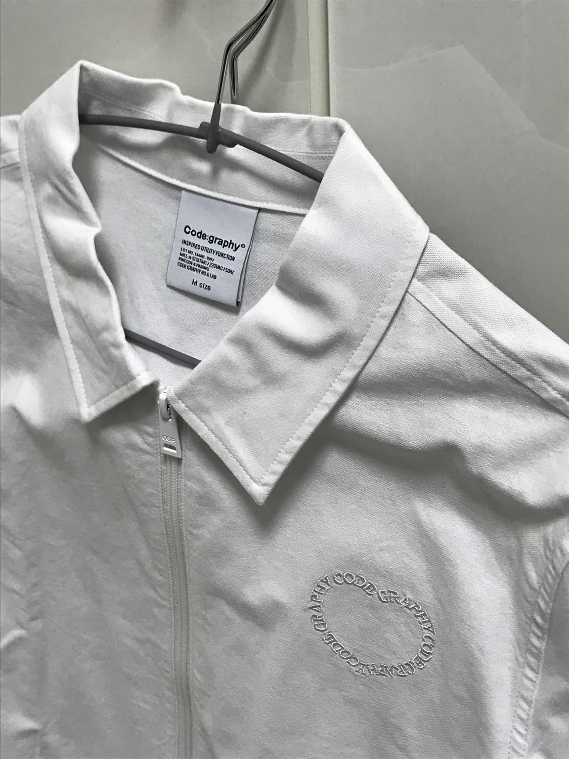 코드그라피 옥스포드 크롭 블루종 상품이미지1