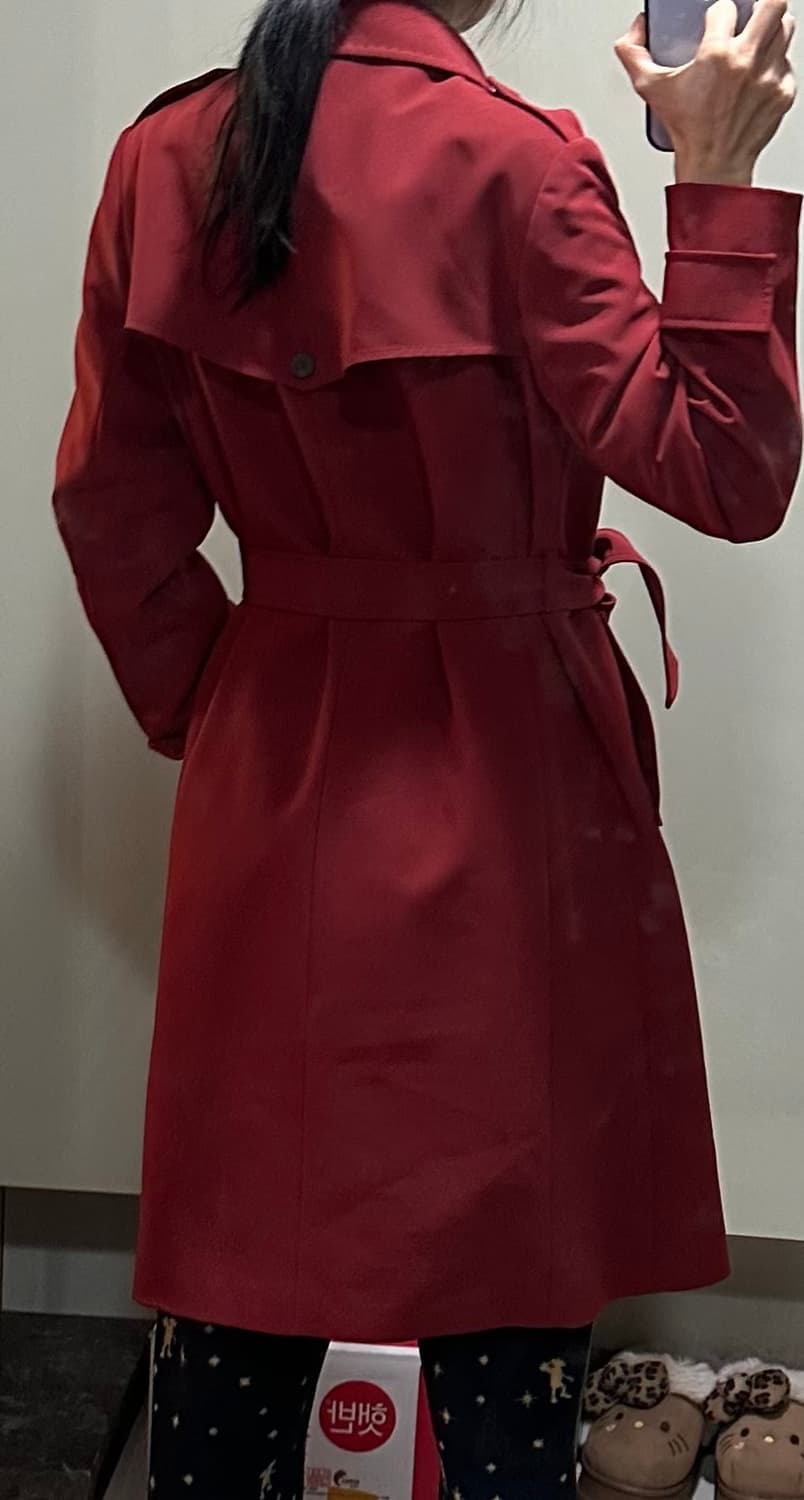 마리아꾸르끼 레드 코트 66사이즈 팔아요! 상품이미지5