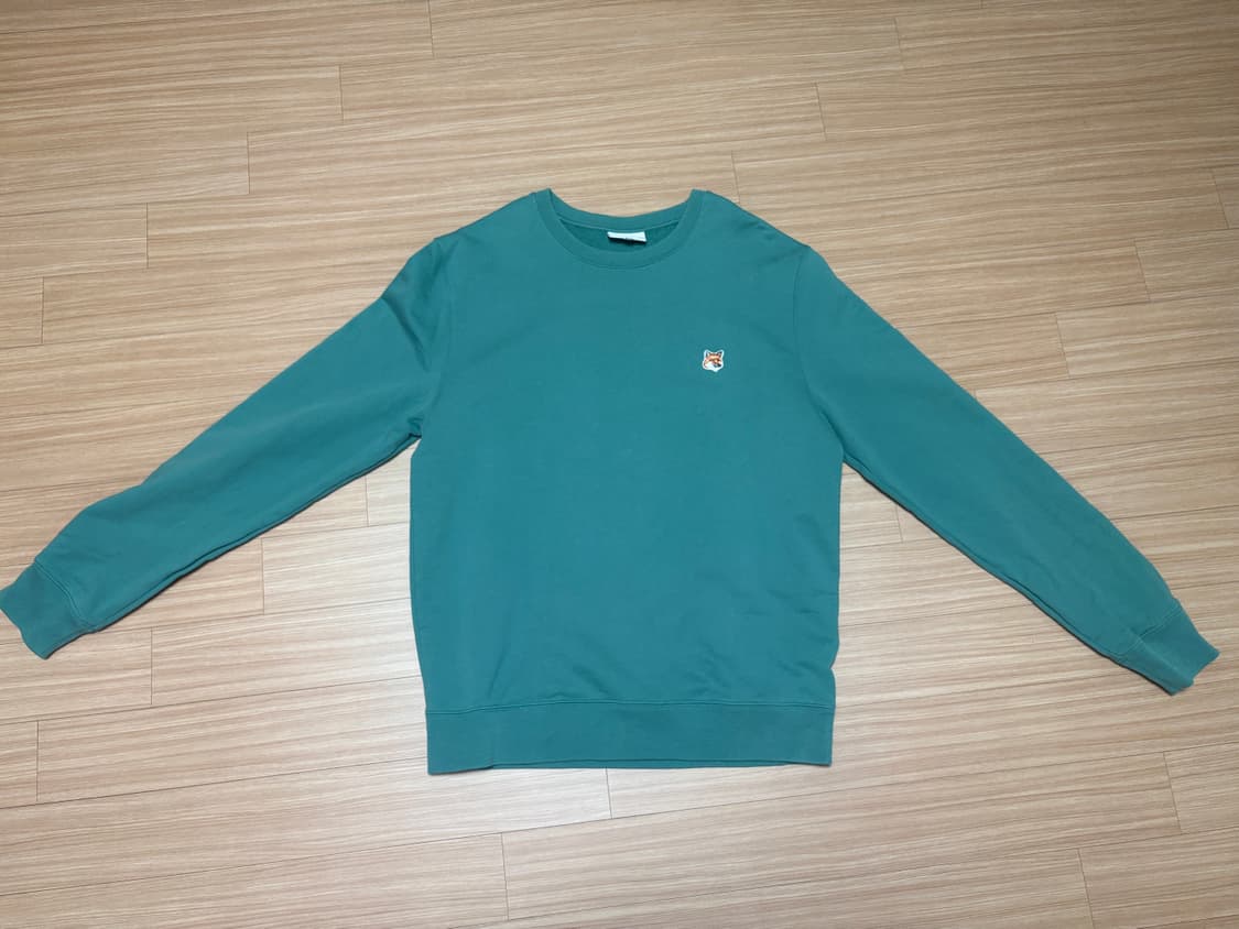 메종키츠네 폭스 헤드 패치 레귤러 스웨트셔츠 XL 상품이미지1