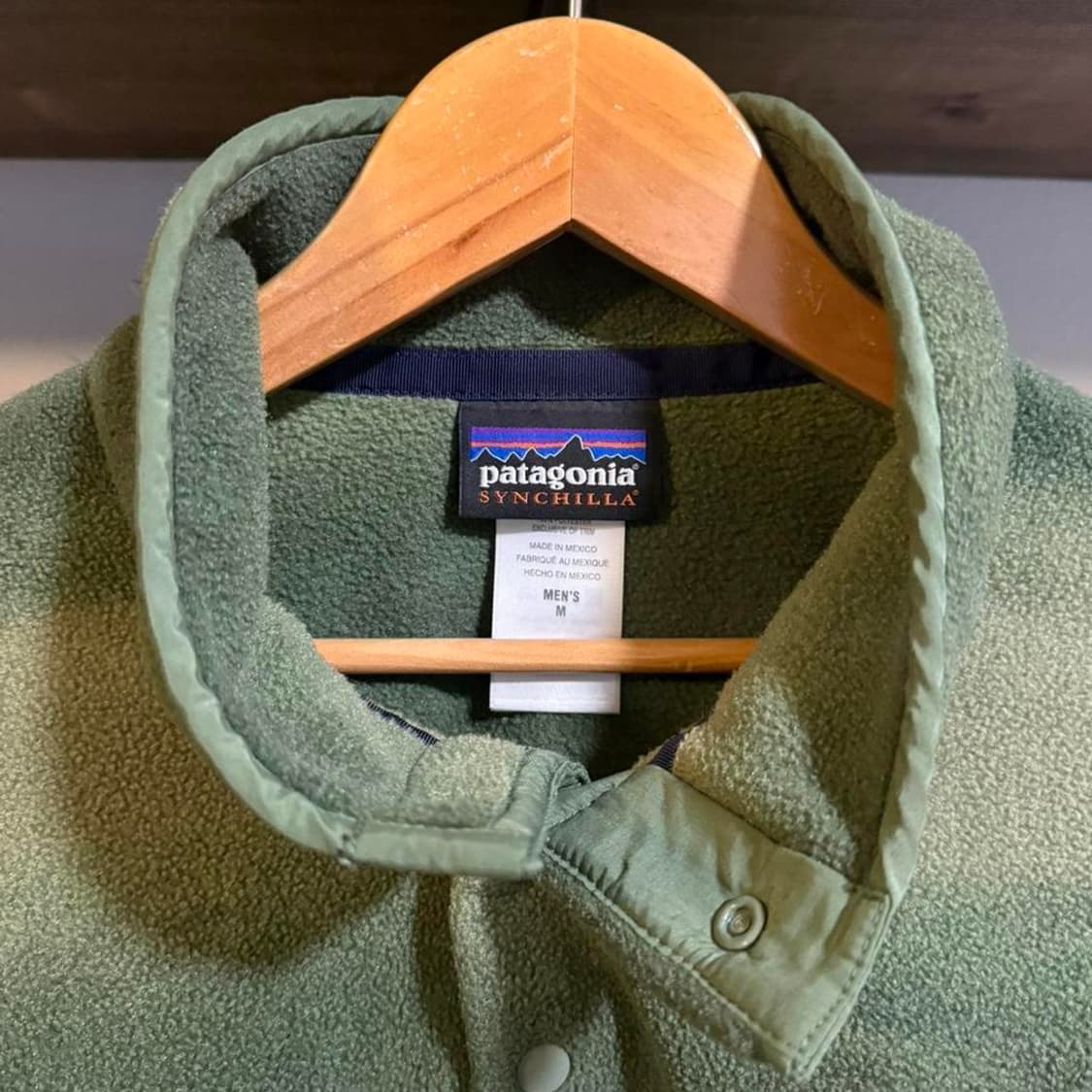 10s 파타고니아 신칠라 스냅-T 핸드 딥드 그린 상품이미지3