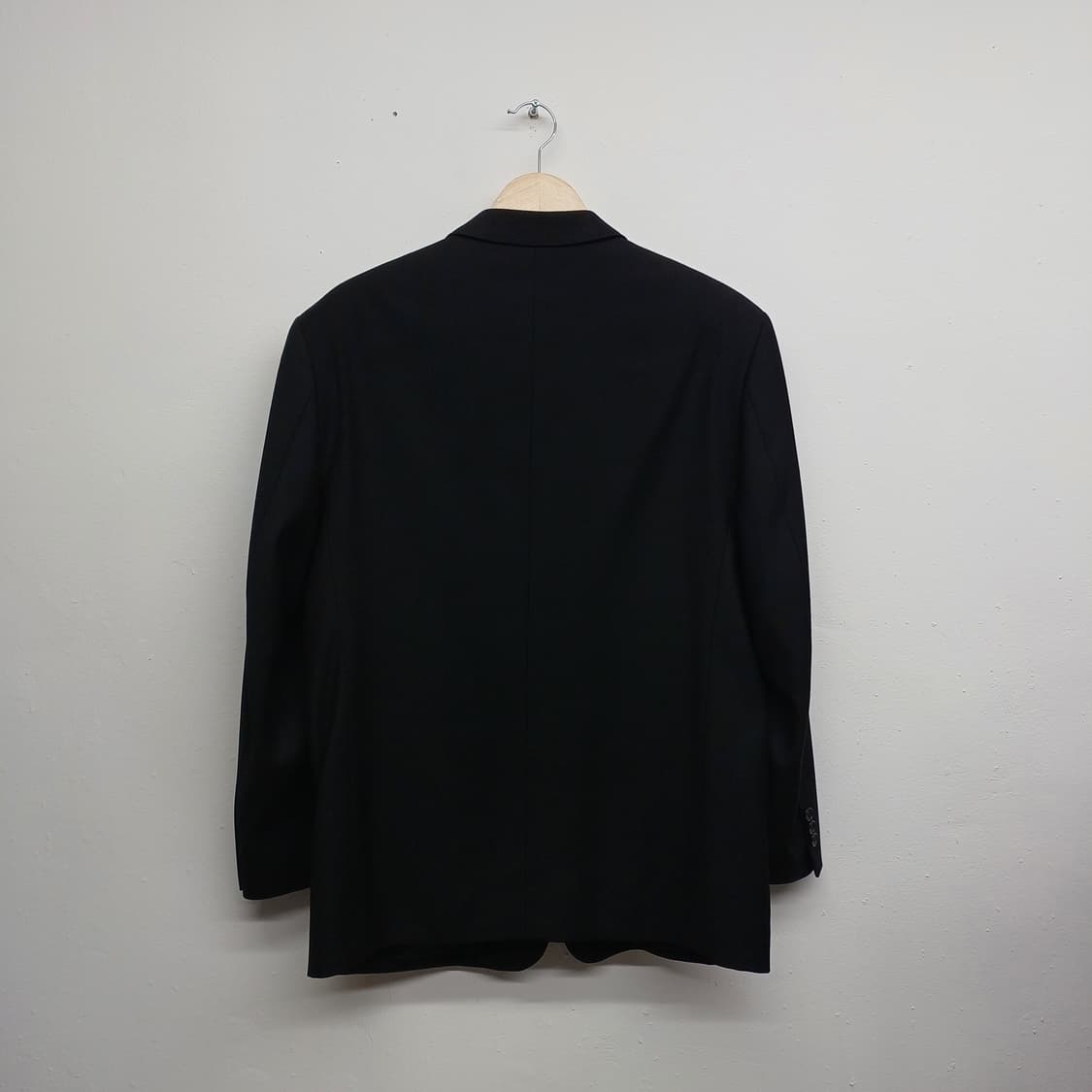 non-no 1st man 블랙 쓰리버튼 울 블레이저 자켓 100 상품이미지2