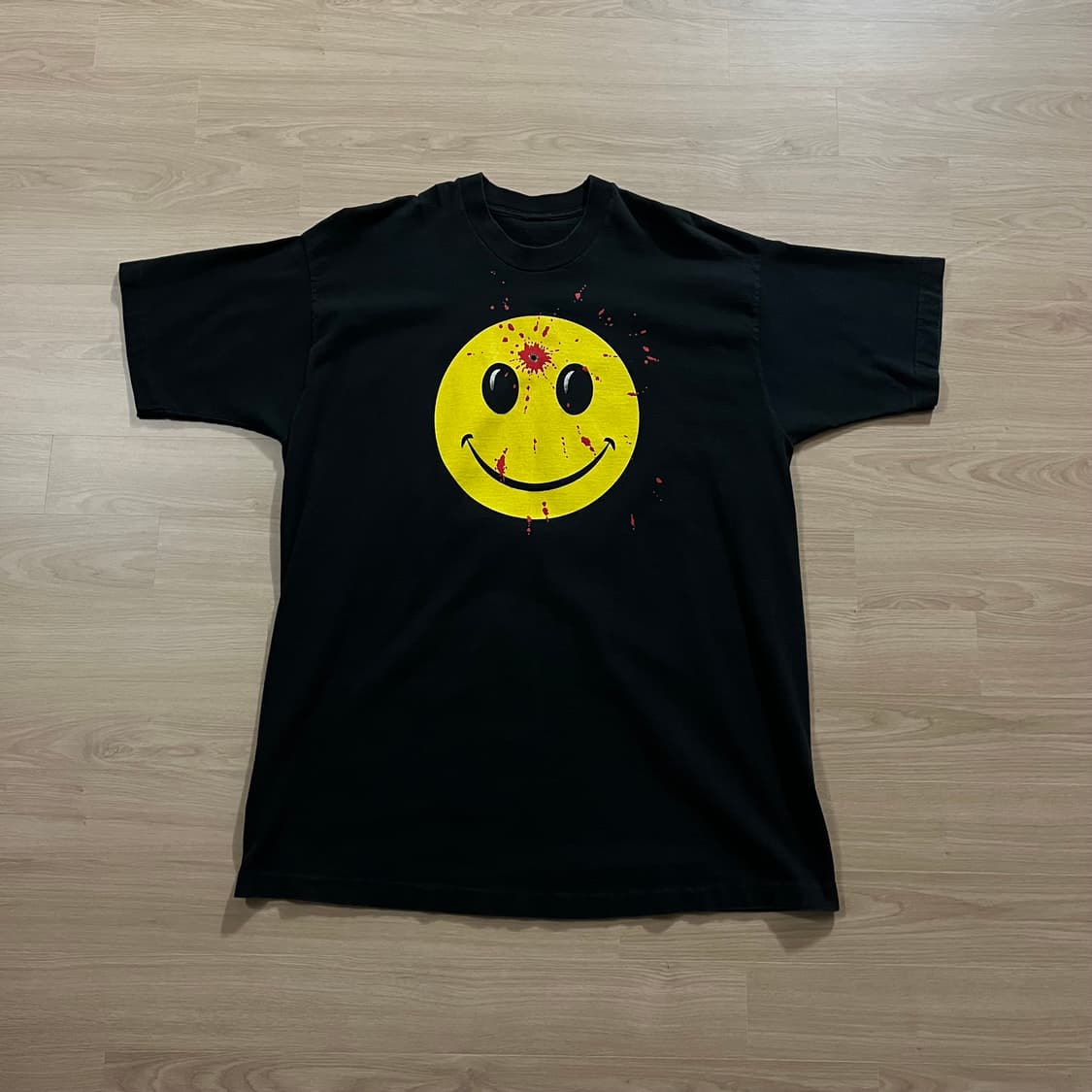 90s 빈티지 스마일리 헤드샷 티셔츠 상품이미지1