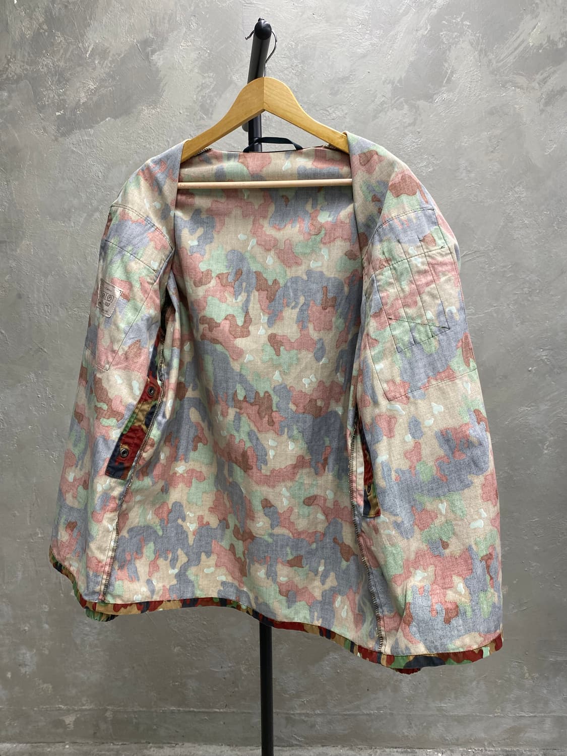 [L-XL] 80s 스위스 밀리터리 M83 카모플라쥬 자켓 상품이미지7