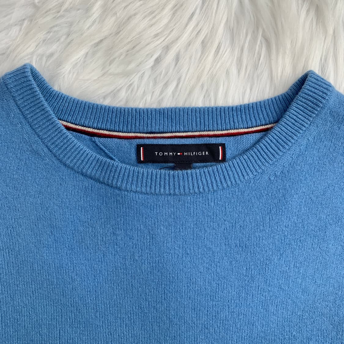 타미힐피거 울 캐시미어 라운드 니트 1759 상품이미지4