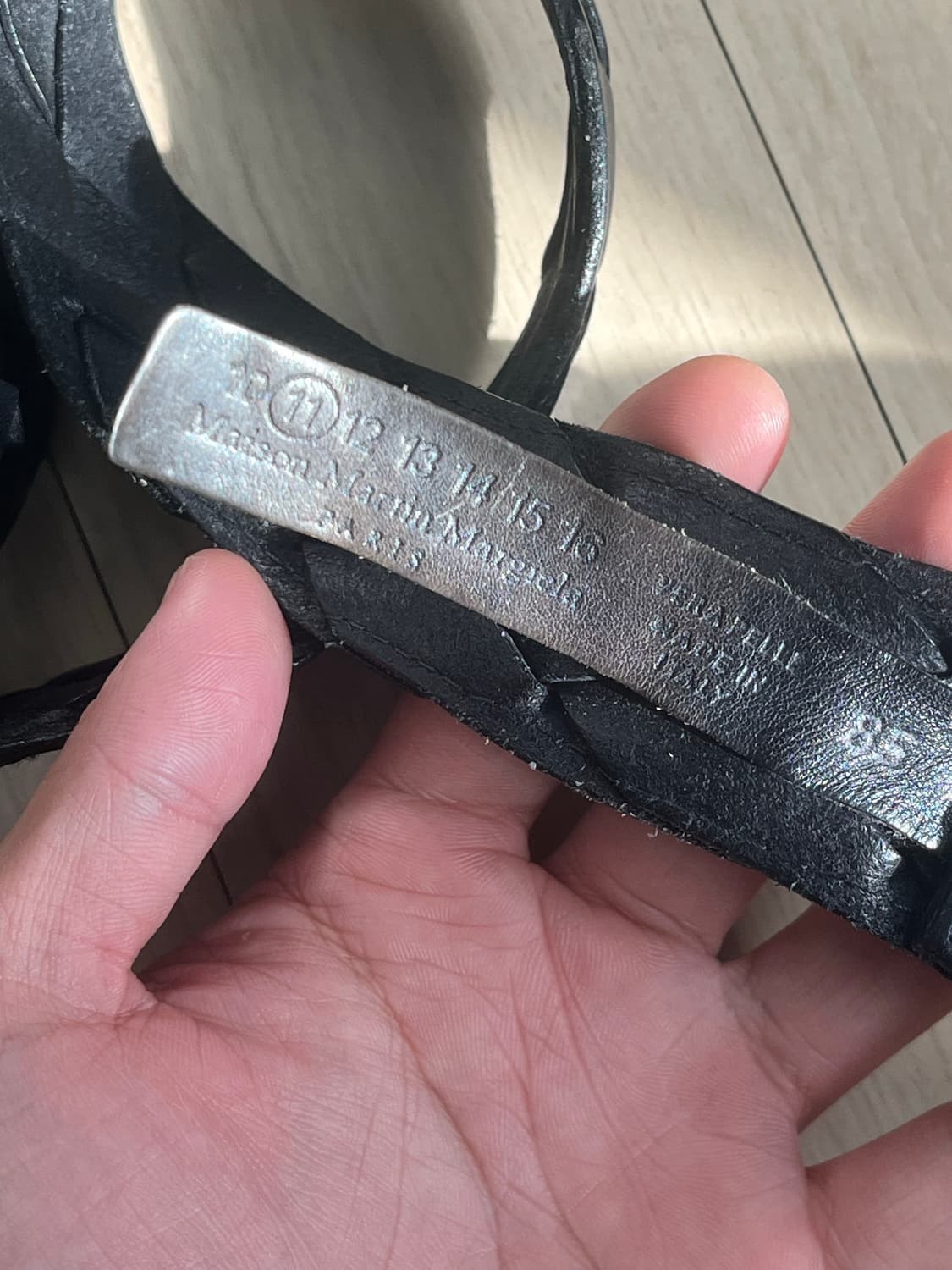 메종 마틴 마르지엘라 레더 벨트 상품이미지2