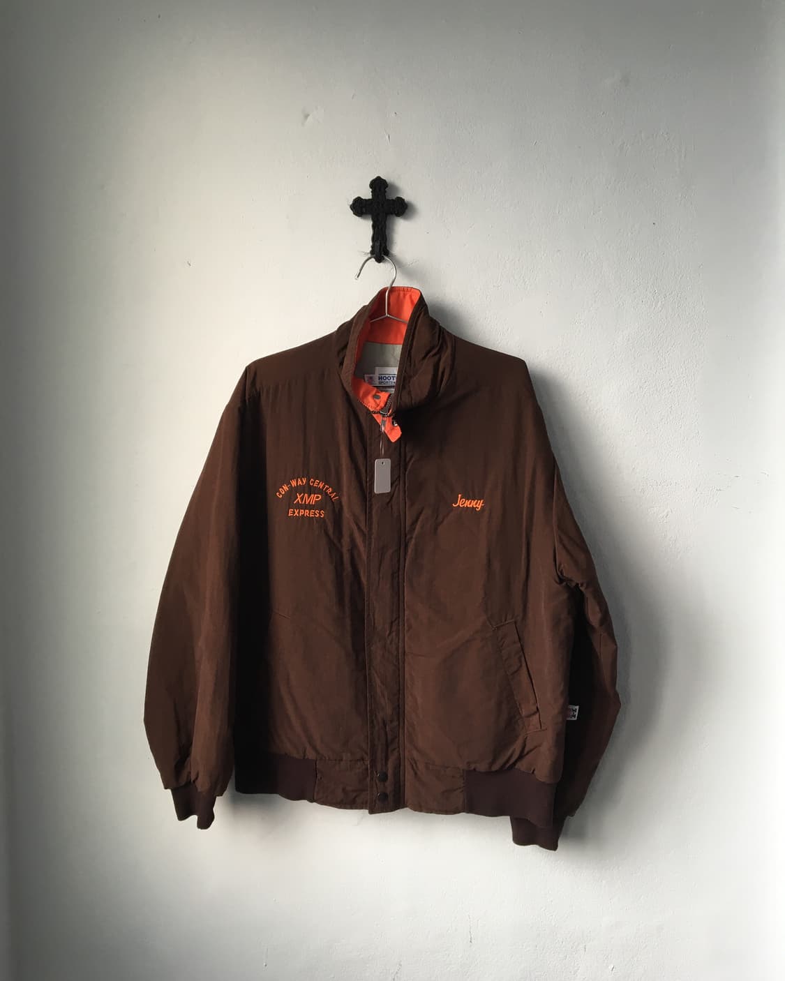 High neck over fit bomber jacket 상품이미지2