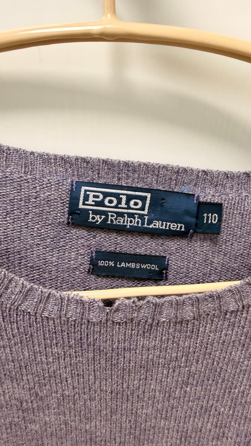 폴로 랄프로렌 램스울 니트 110 사이즈 상품이미지3