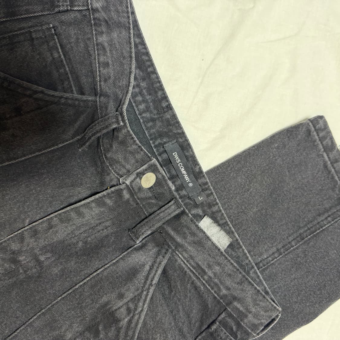 DWS COMPANY 블랙 데님 팬츠 L 상품이미지3