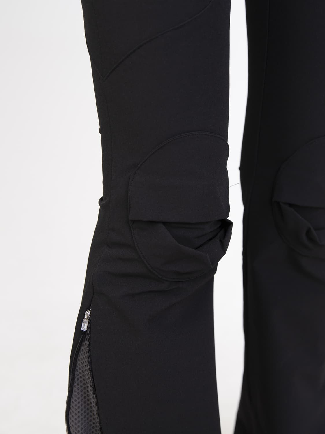 오호스 로우라이즈 니 디테일 팬츠 s 상품이미지2