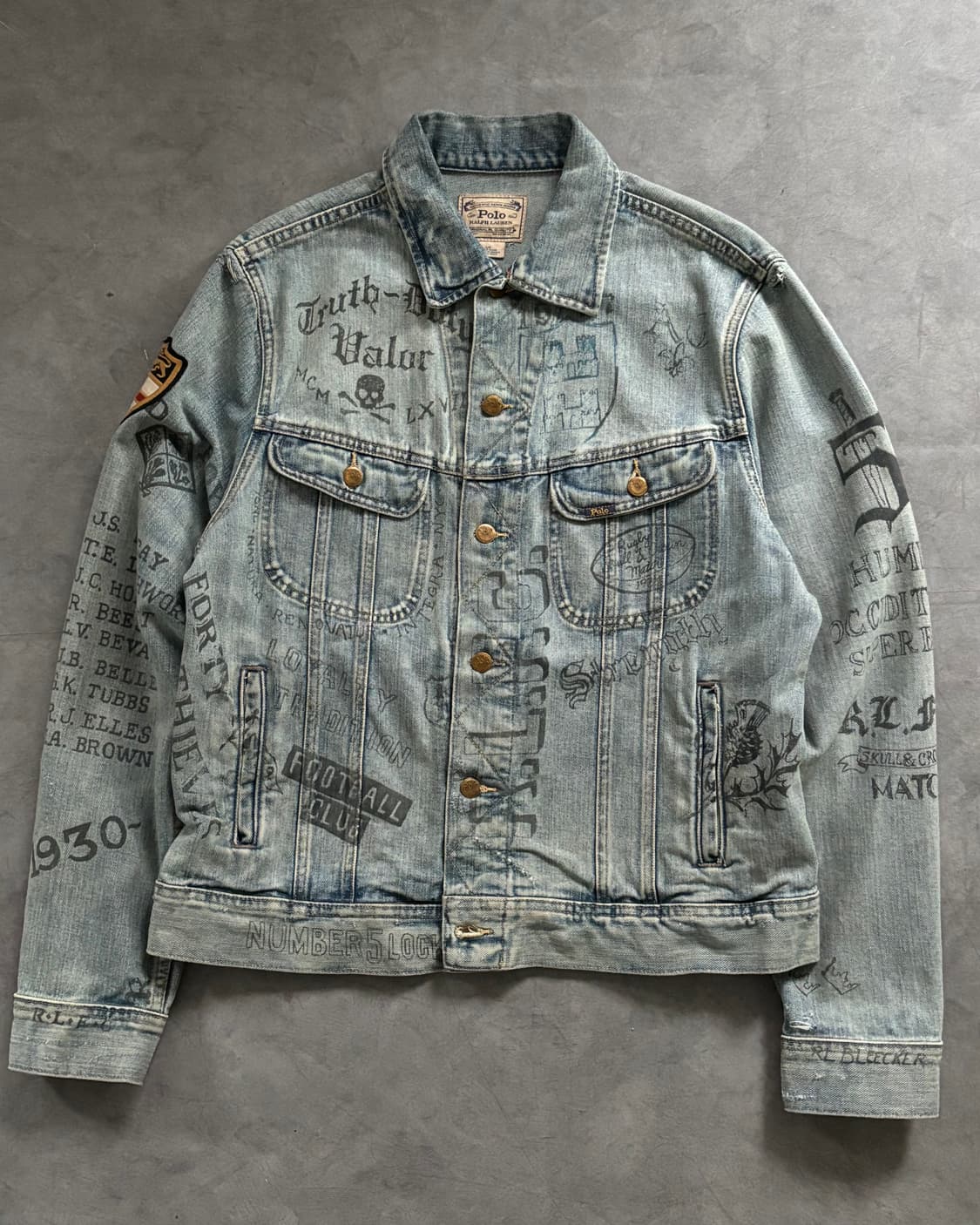 Polo 폴로 그래피티 데님 트러커 자켓 상품이미지2