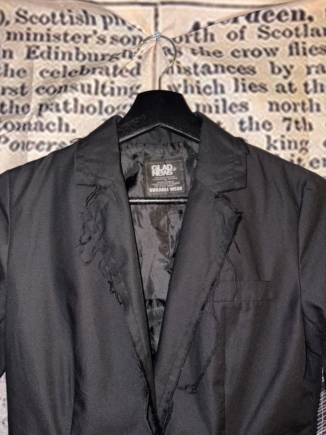 Glad news skull print detail jacket 상품이미지2