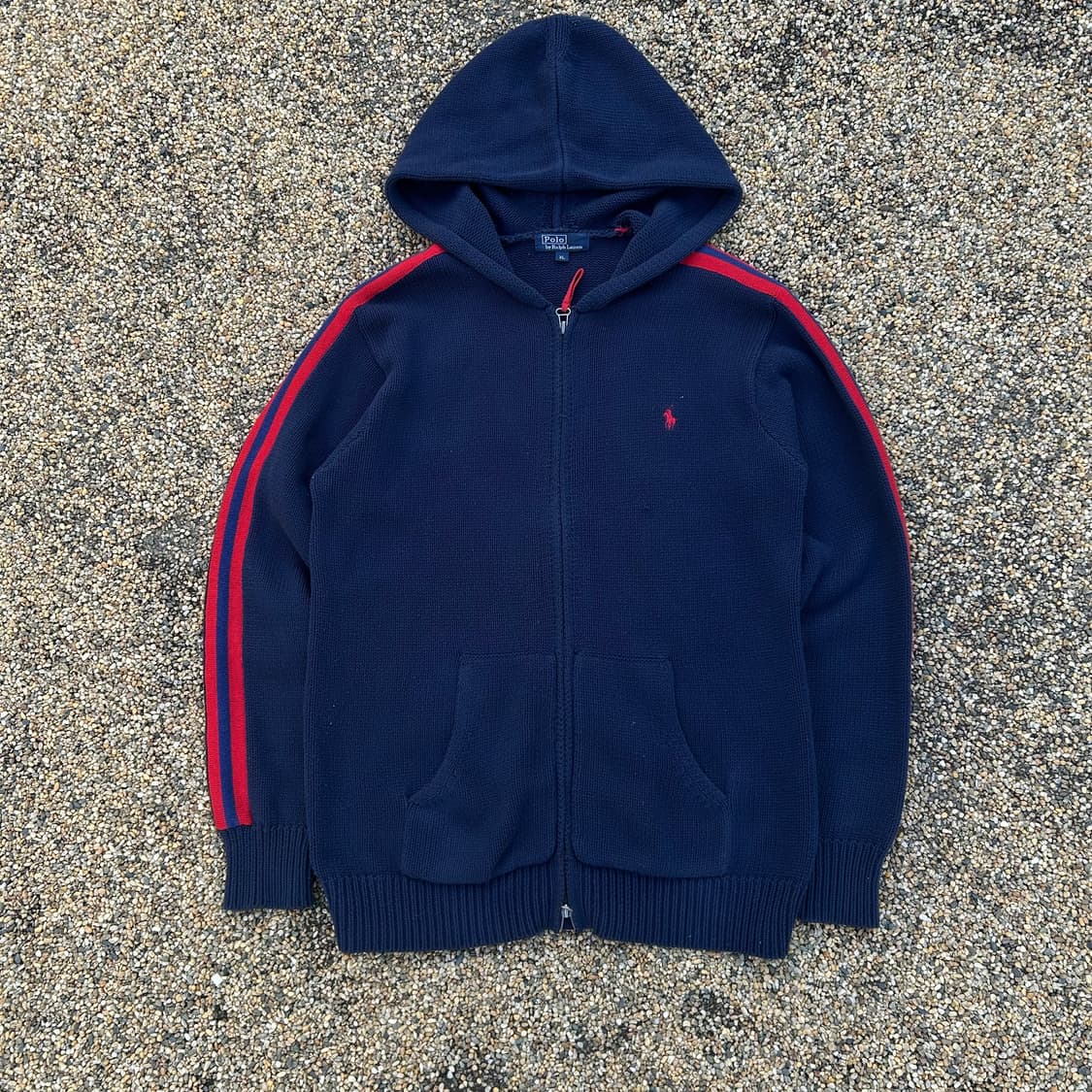 폴로 랄프로린 (polo ralph lauren) 네이비 레드 투웨이니트 상품이미지1