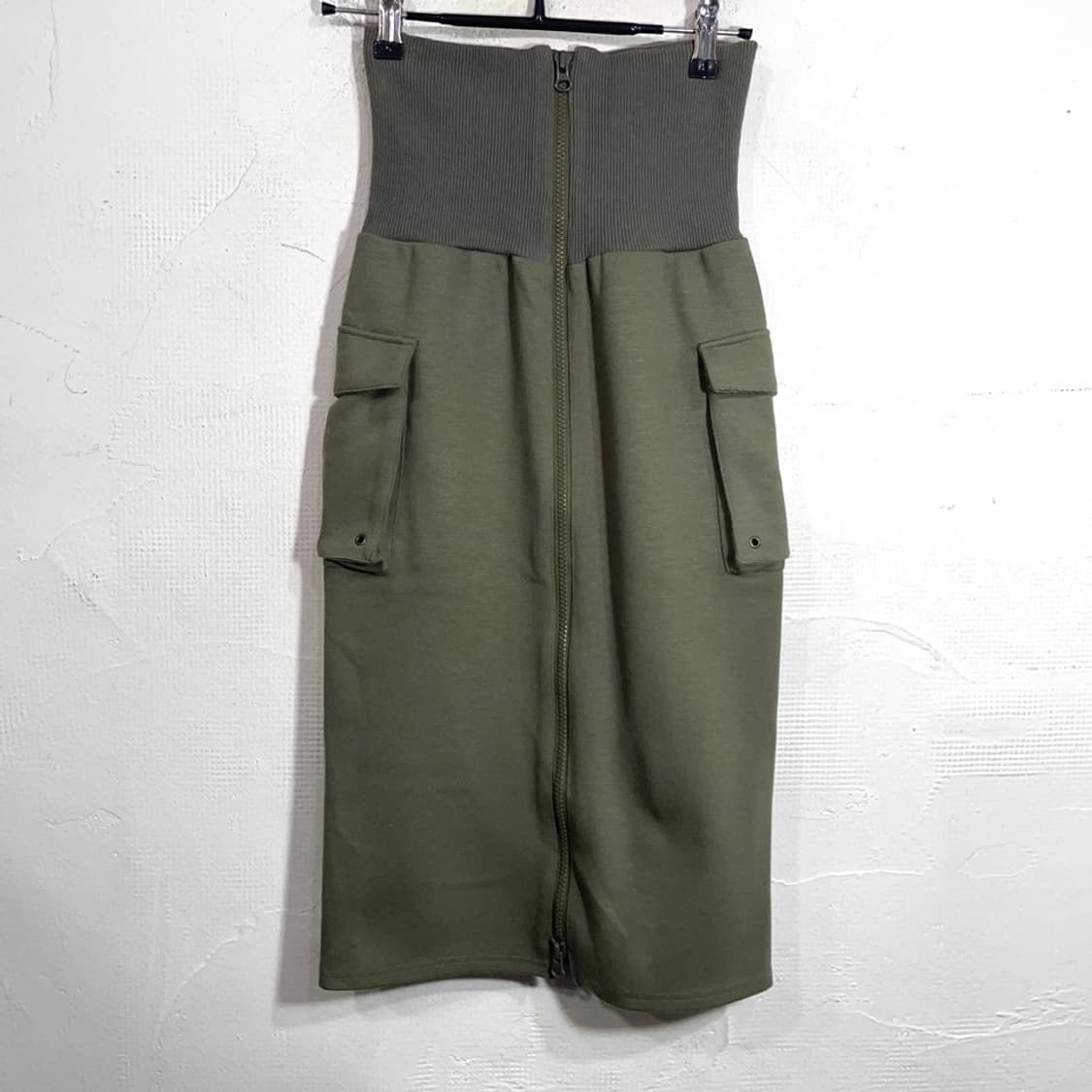 펑크 하이웨스트 롱스커트 상품이미지2